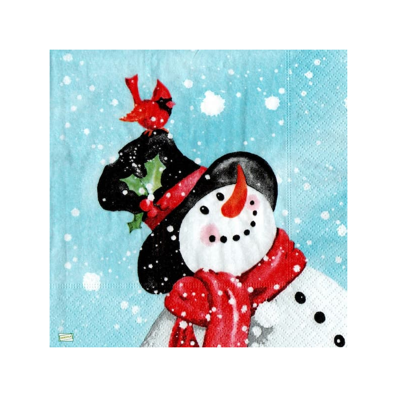 serviette Bonhomme de Neige-79