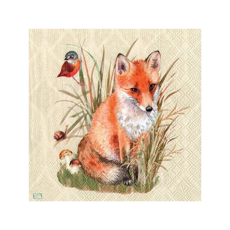 1 serviette Le Renard -125