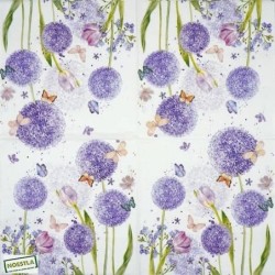 1 serviette Autres Fleurs -13