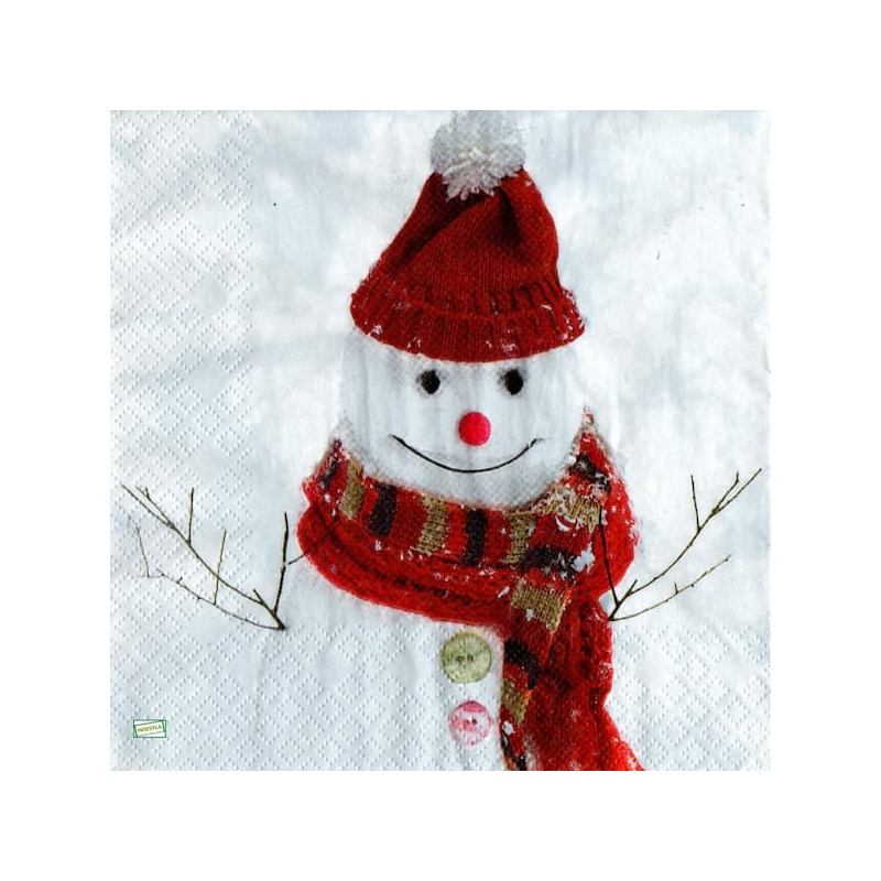 serviette Bonhomme de Neige-81