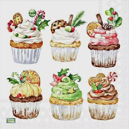 20 serviettes Cupcakes -L70