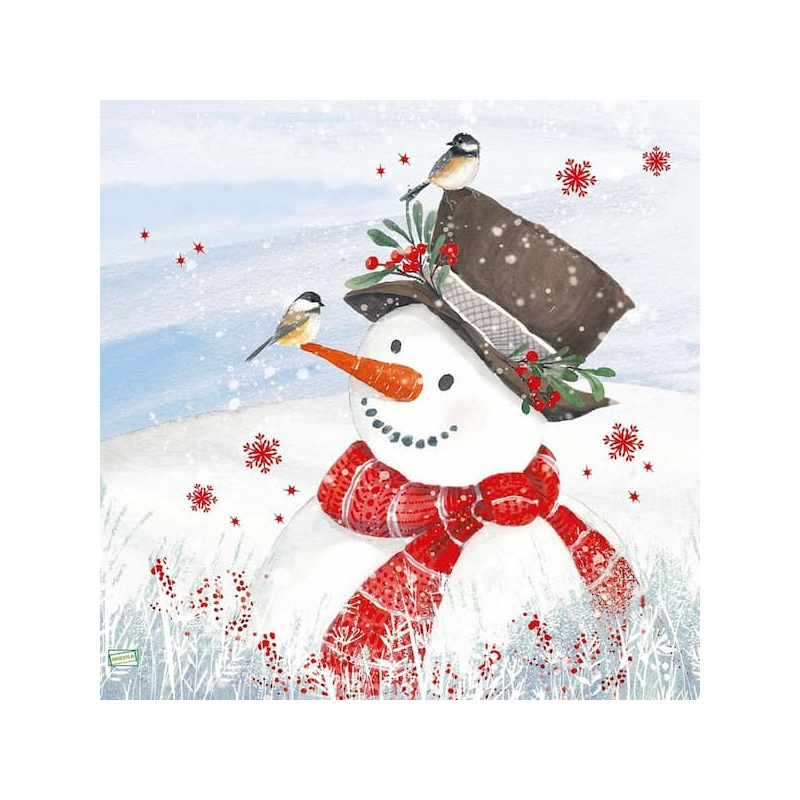 serviette Bonhomme de Neige-82