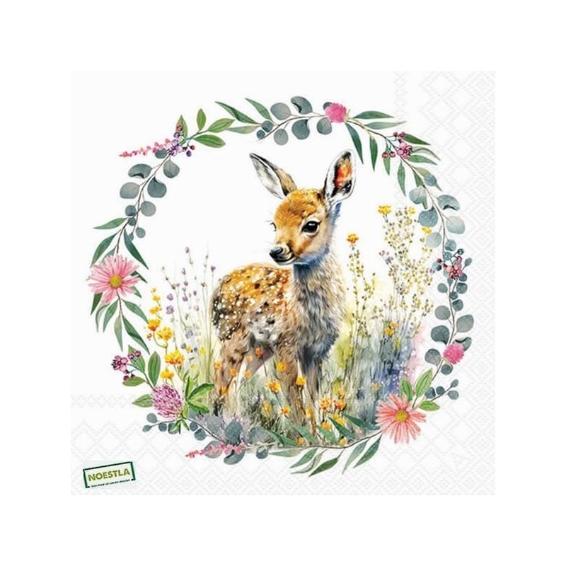 1 serviette La Biche -127