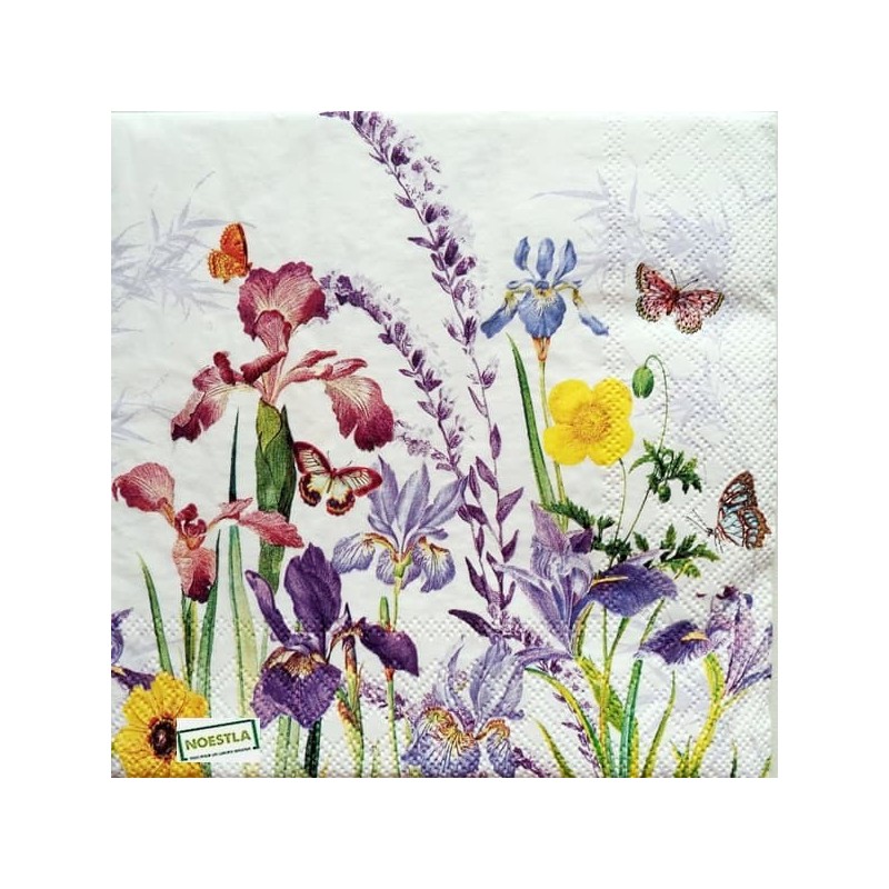 1 serviette Mix de Fleurs -20