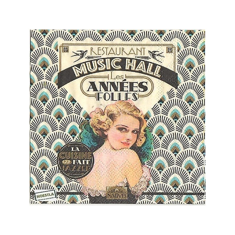 1 serviette papier Divers-76