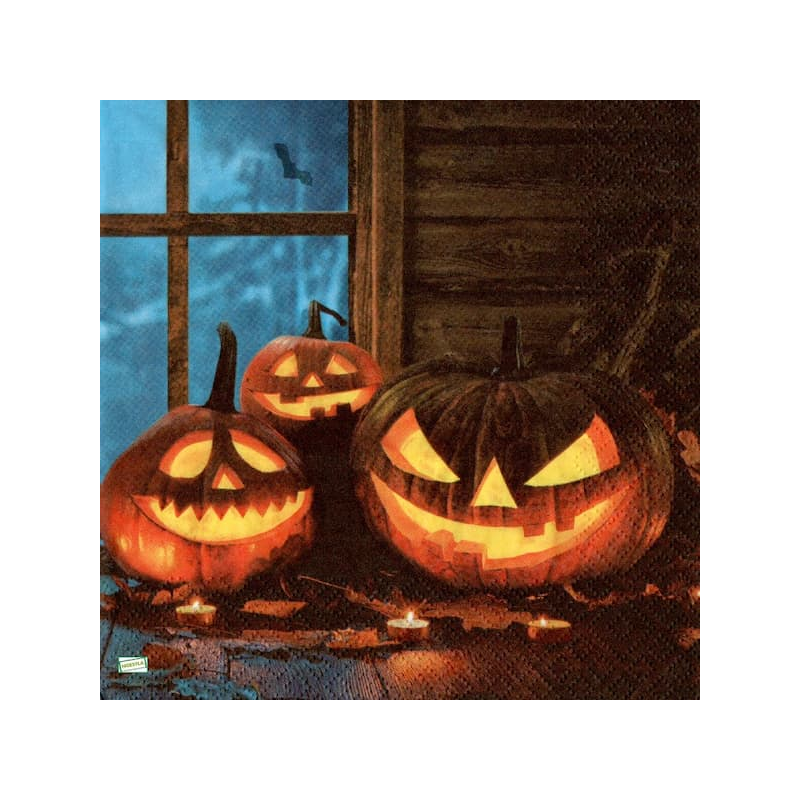 1 serviette Halloween -1