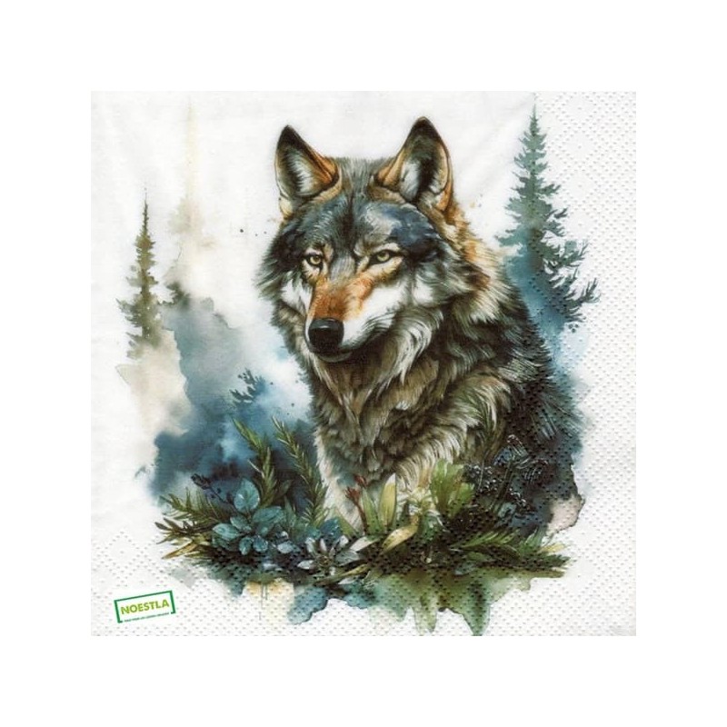 1serviette papier Le Loup-35