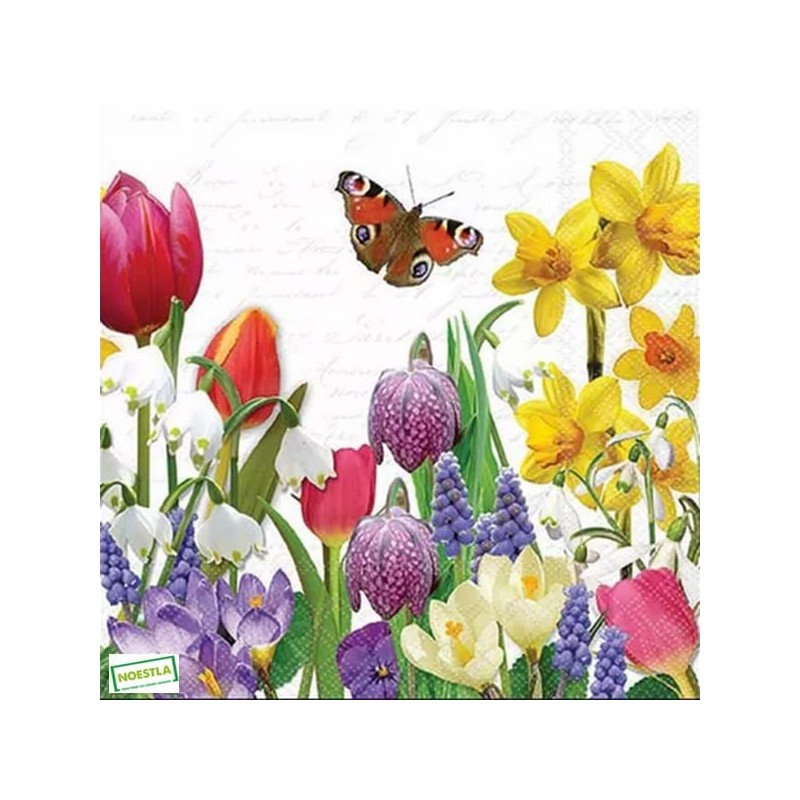1serviette papier Tulipes-38