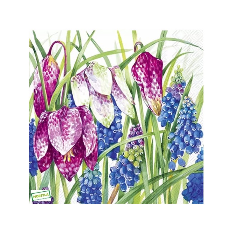 1serviette papier Fleurs-24