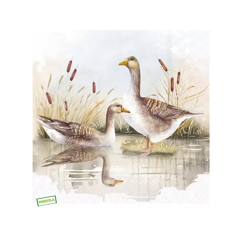 1serviette papier Les Oies-61