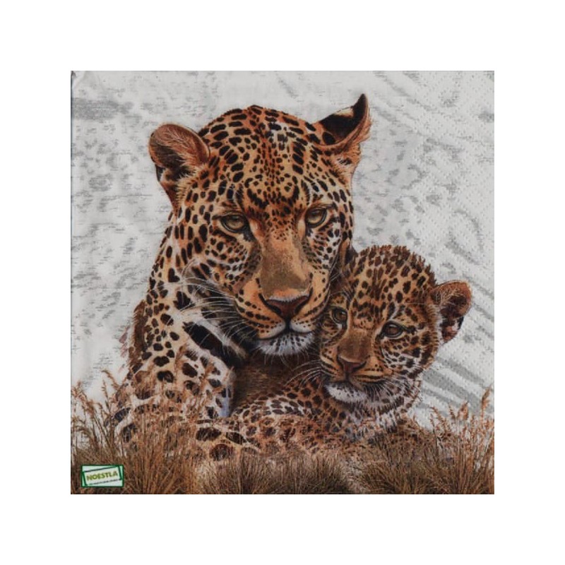 1serviette papier Léopards-29