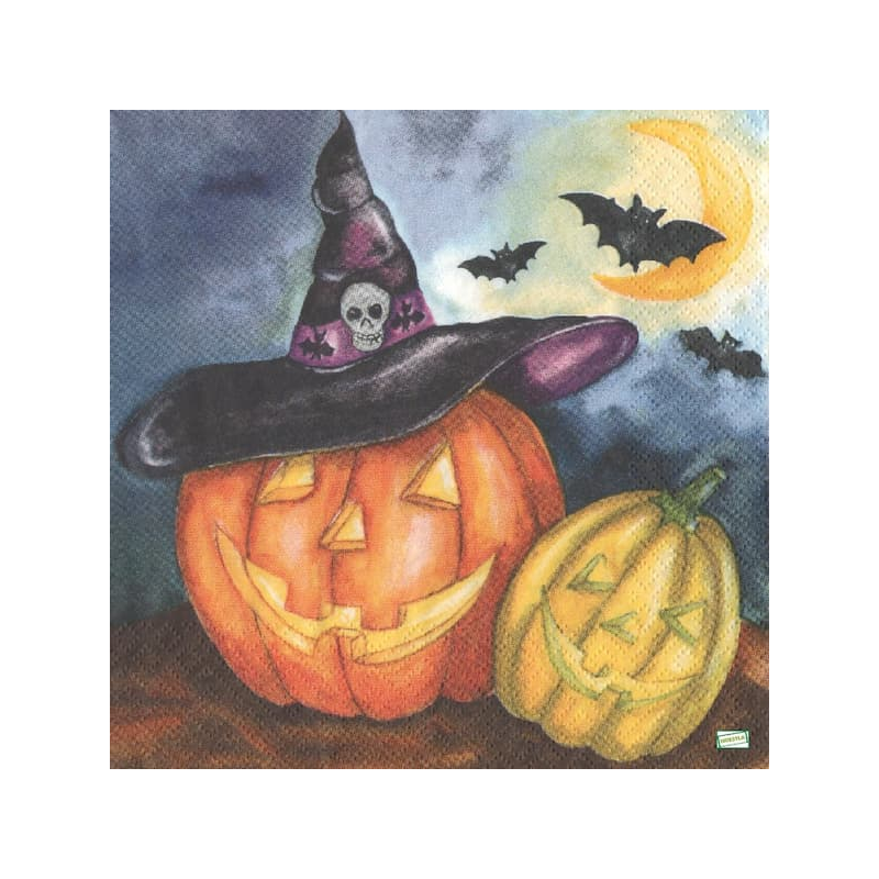 1 serviette Halloween -6