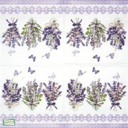 1 serviette papier Lavande -57