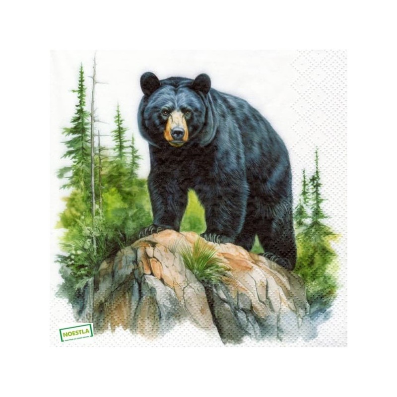1serviette papier L'Ours -1