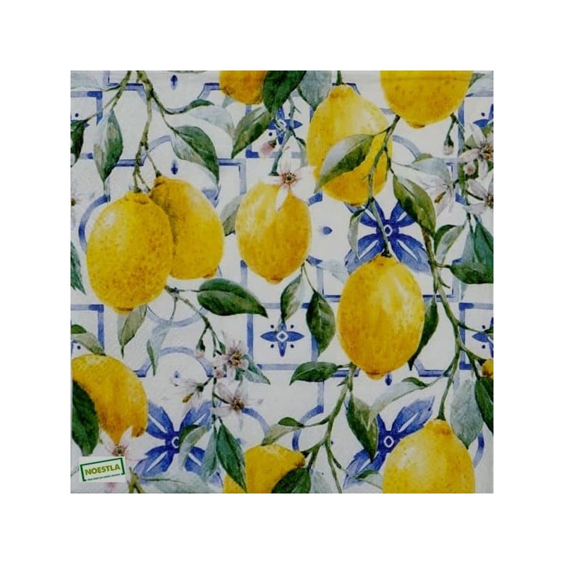 1serviette papier Citrons-58