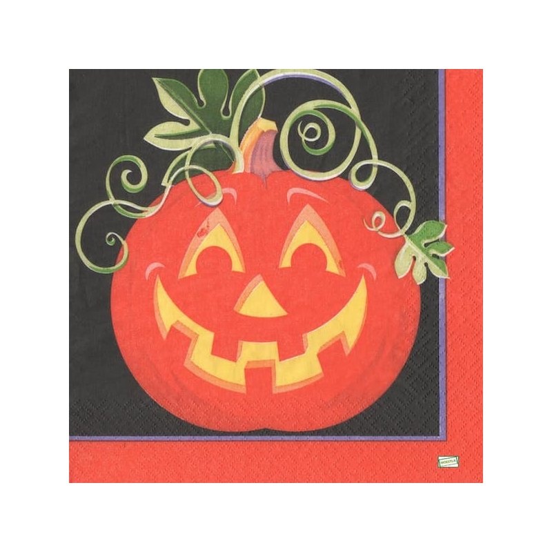 1 serviette Halloween -9