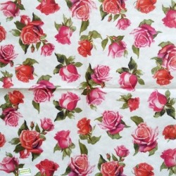1serviette papier Les Roses-33