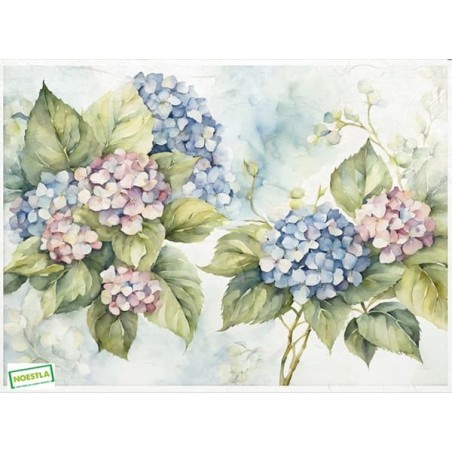 1papier de riz Fleurs-R1297L