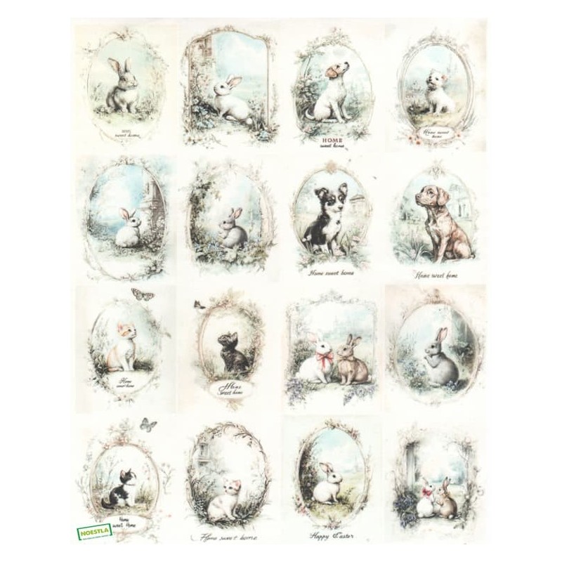 papier de riz Animaux-R1412L