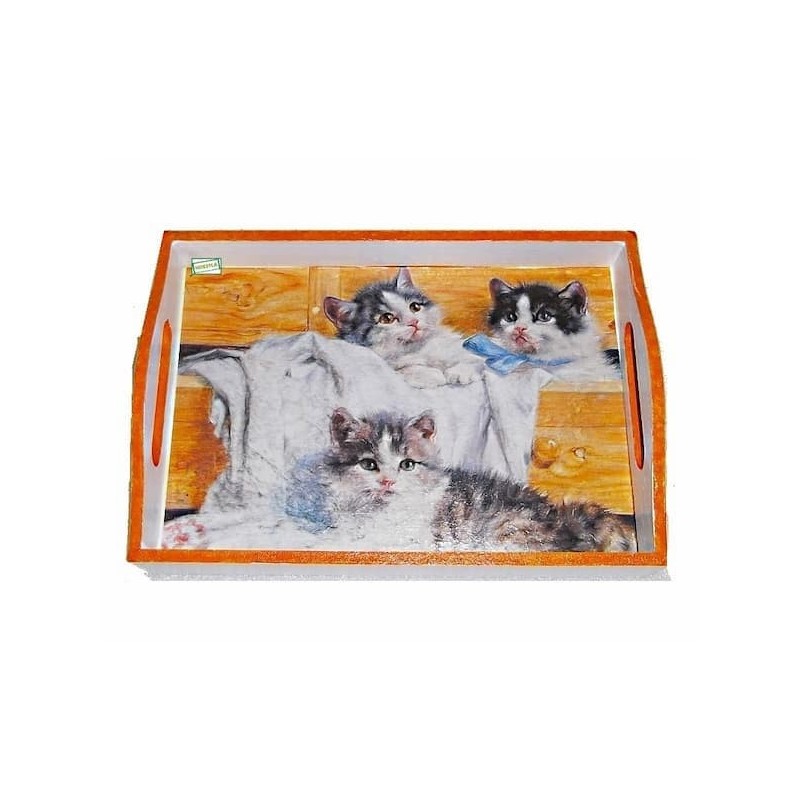 plateau bois Châtons serviettage