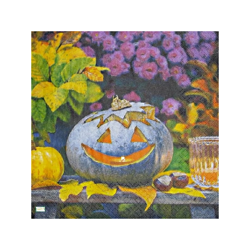 1 serviette Halloween -12