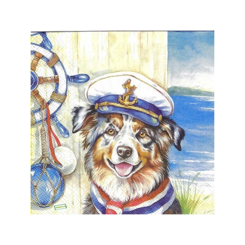 1serviette papier Chien-32