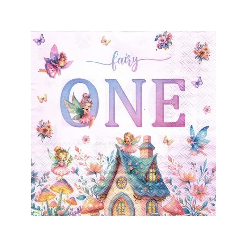 1serviette papier Les Fées-6
