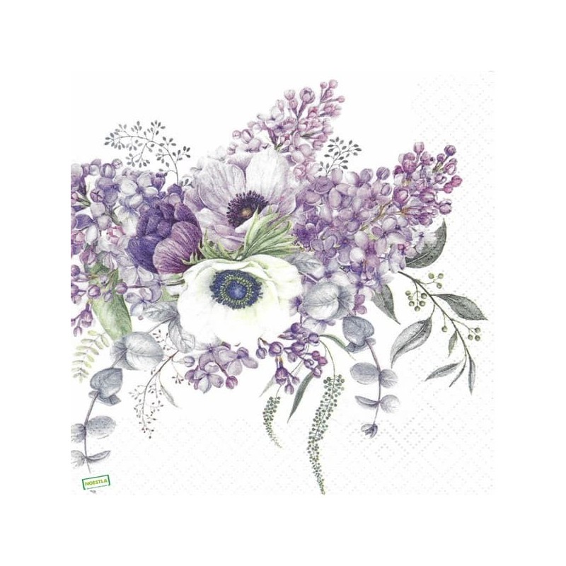 1serviette papier Fleurs-40