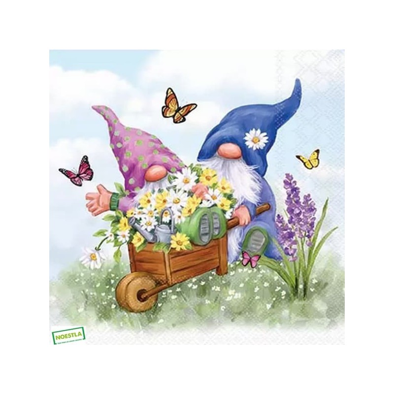 1serviette papier Gnomes-112