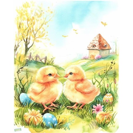 1 papier de riz Pâques-RE6349