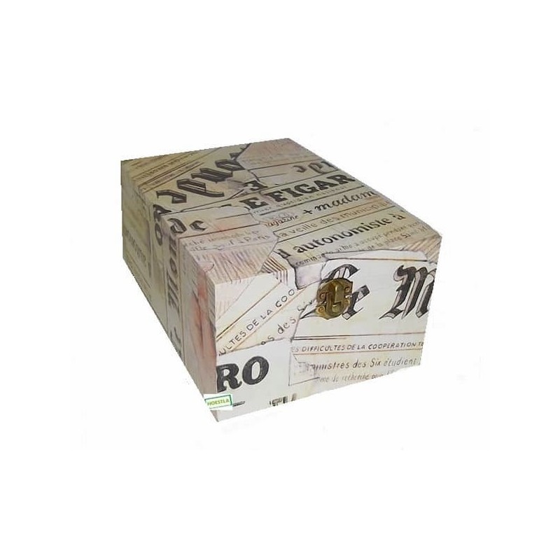 Boite bois Vintage serviettage