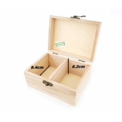 Boite en bois Fillette serviettage