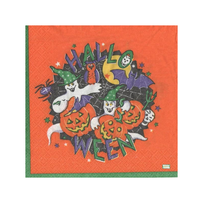 1 serviette Halloween -20