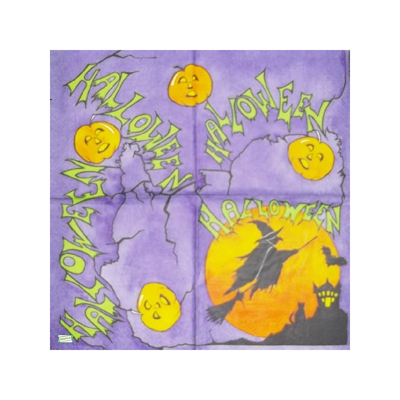 1 serviette Halloween -24