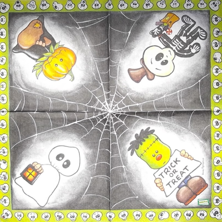 1 serviette Halloween -26