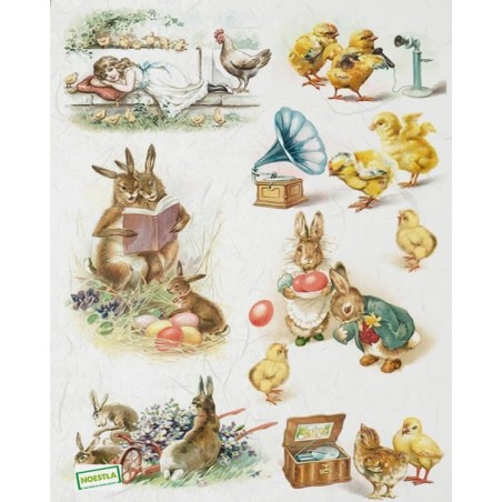 1 papier de riz Pâques-R842