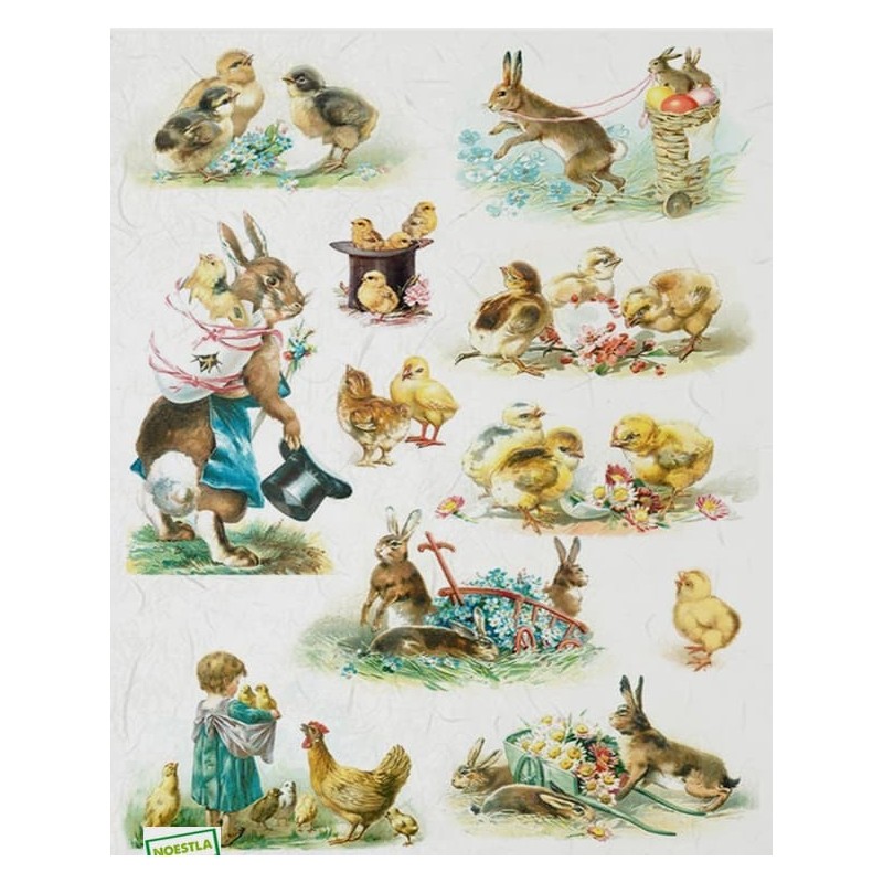 1 papier de riz Pâques-R843