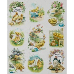 1 papier de riz Pâques-R845