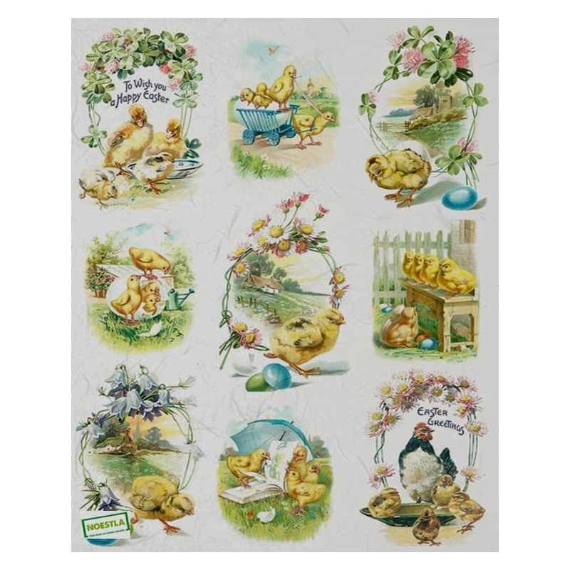 1 papier de riz Pâques-R845