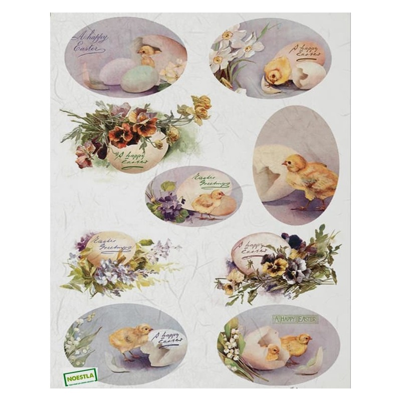 1 papier de riz Pâques-R1072