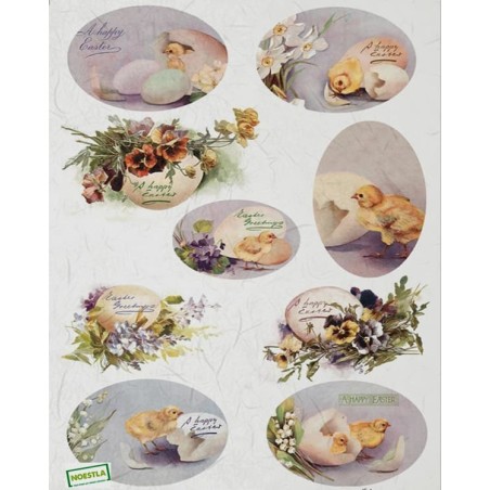 1 papier de riz Pâques-R1072