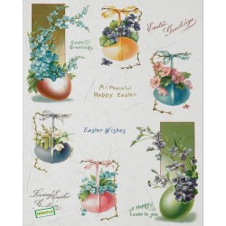 1 papier de riz Pâques-R1074