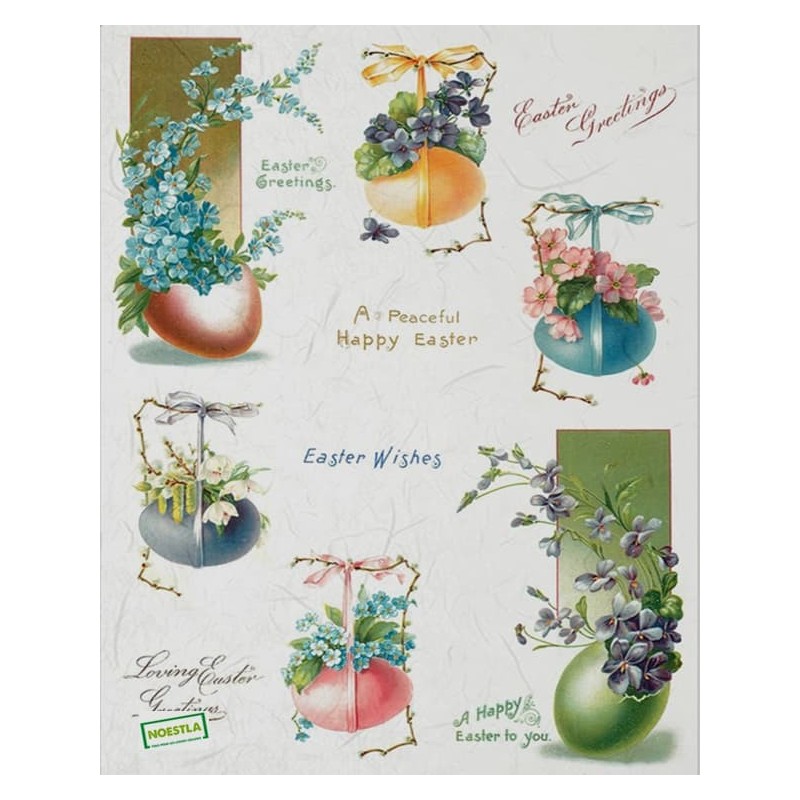 1 papier de riz Pâques-R1074