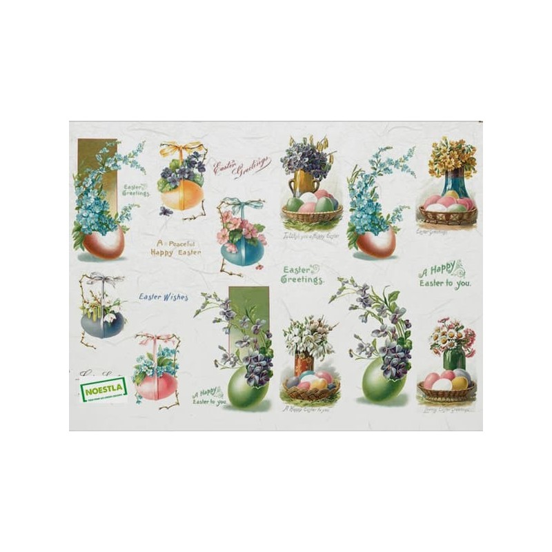 1 papier de riz Pâques-R1076