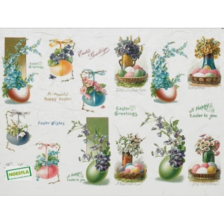 1 papier de riz Pâques-R1076