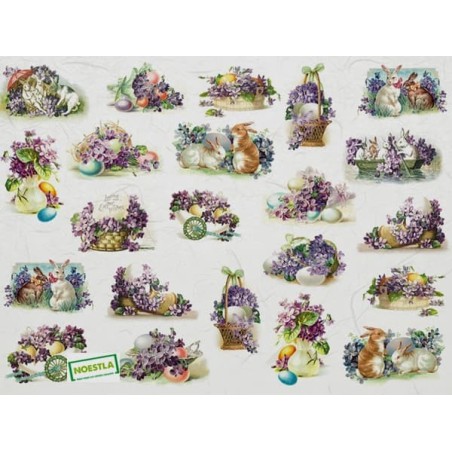 1 papier de riz Pâques-R1340