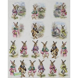 1 papier de riz Pâques-R2366