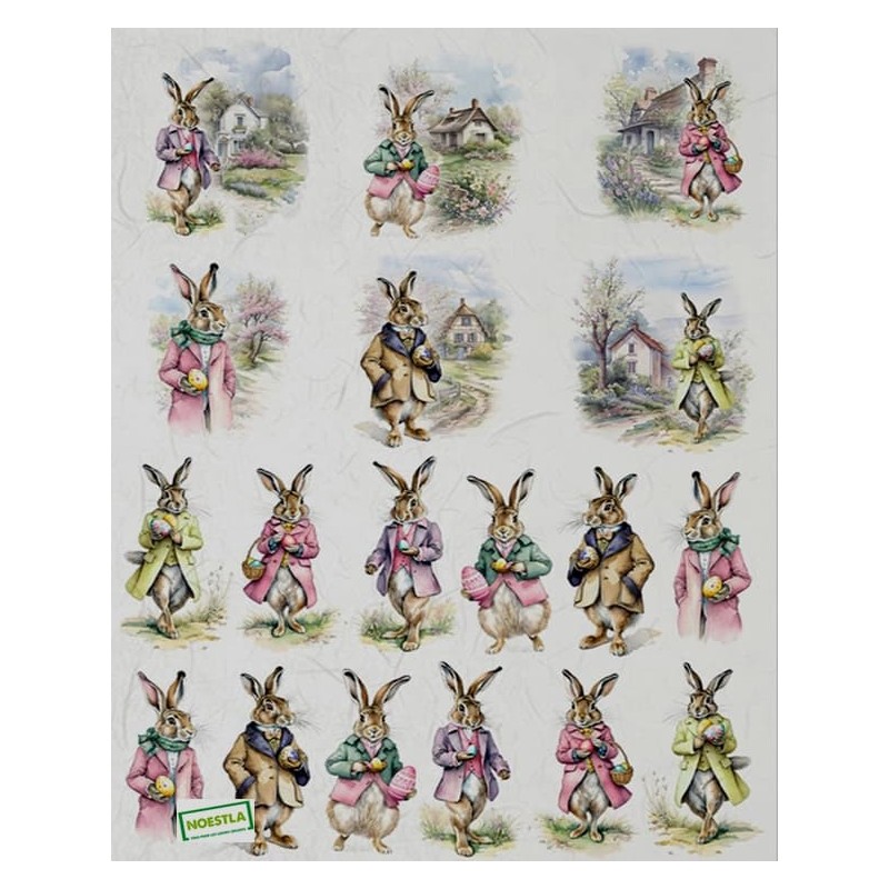 1 papier de riz Pâques-R2366