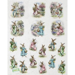 1 papier de riz Pâques-R2367