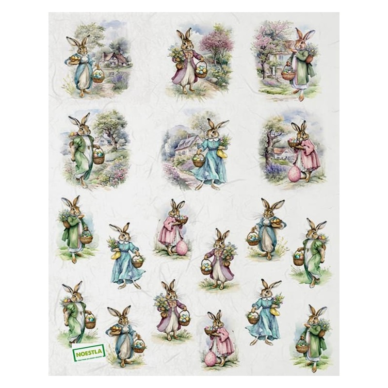 1 papier de riz Pâques-R2367